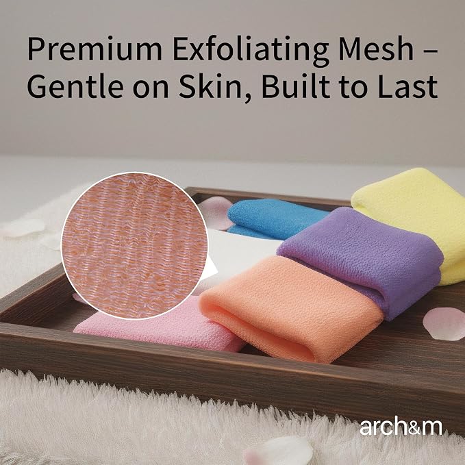 ARCH&M Exfoliating Body Towel for Glowing, Silky-Smooth Skin - Image 7