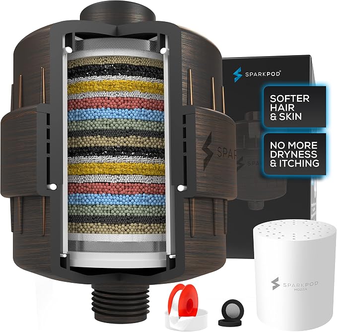 SparkPod 23 Stage Shower Head Filter by SparkPod