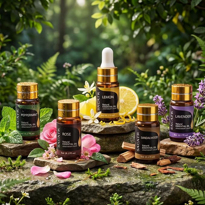 Essential Oils by SACATR Natural Essential Oil Set -12 Essential Oils Gift Set - Image 4