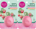 eos 100% Natural & Organic Lip Balm- Strawberry Sorbet, All-Day Moisture by eosproducts