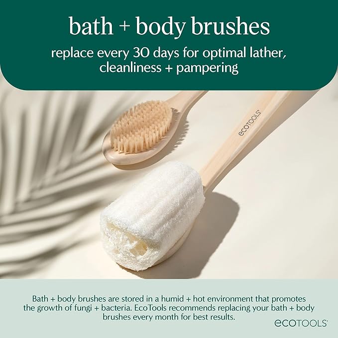EcoTools Dry Body Brush, Cruelty-Free Bristles Exfoliate & Smooth Skin - Image 8