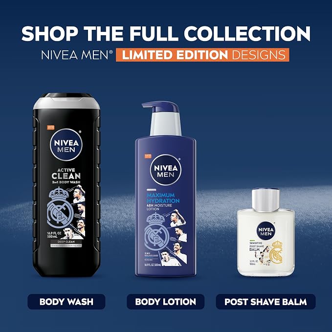 NIVEA MEN Real Madrid Limited Edition Design Maximum Hydration 48-Hour Moisture - Image 9