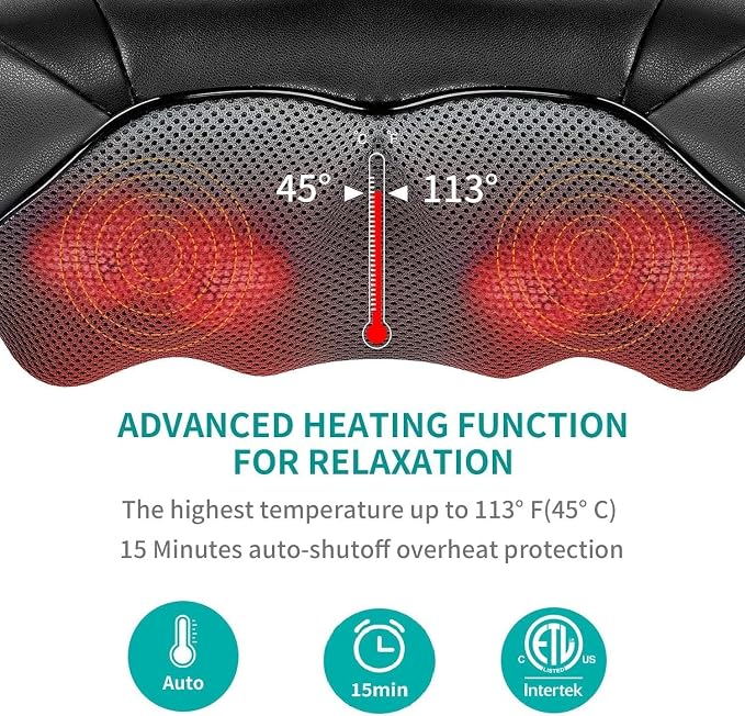 Nekteck Shiatsu Neck and Back Massager - Image 4