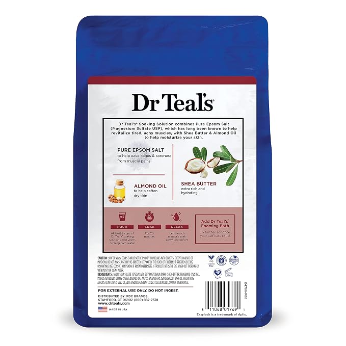 Dr Teal's Epsom Salt Magnesium Soak, Soften & Moisturize - Image 11