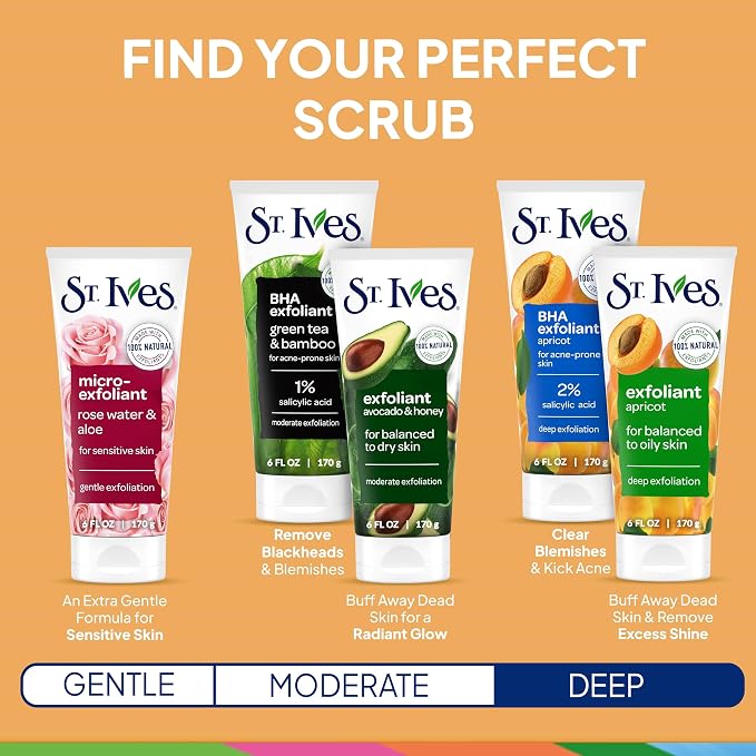 St. Ives Fresh Skin Apricot Face Scrub, Deep Exfoliator Skin Care - Image 8