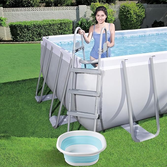 Portable Pool Foot Bath, Collapsible Pool Foot Wash Basin Tub, Foot Bath Basin - Image 8