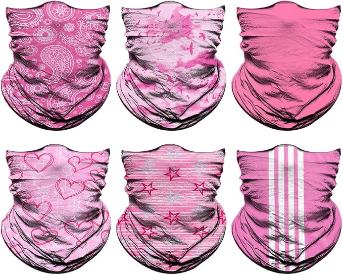 Venswell Neck Gaiter Face Mask Men Women, Seamless Bandana Rave Face Cover by Venswell