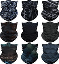 Venswell Neck Gaiter Face Mask Men Women, Seamless Bandana Rave Face Cover by Venswell