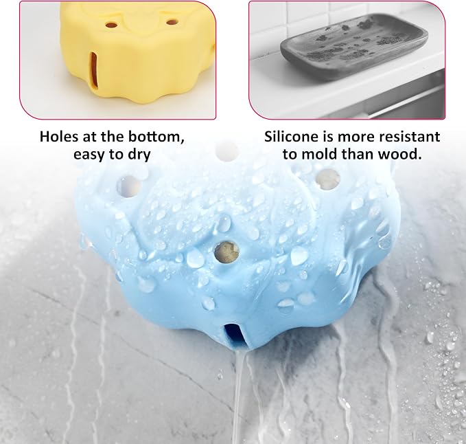 Silicone Shower Steamer Holder/Tray, Hangable&Durable Shower Steamer Holder - Image 6