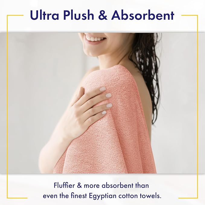 Alusa Home 100% Organic Zero-Twist Cotton Towels - Image 3