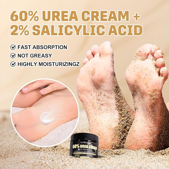 2Pack 60% Urea Cream with 2% Salicylic Acid, Urea Cream 60 Percent - Image 7