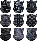 Venswell Neck Gaiter Face Mask Men Women, Seamless Bandana Rave Face Cover by Venswell
