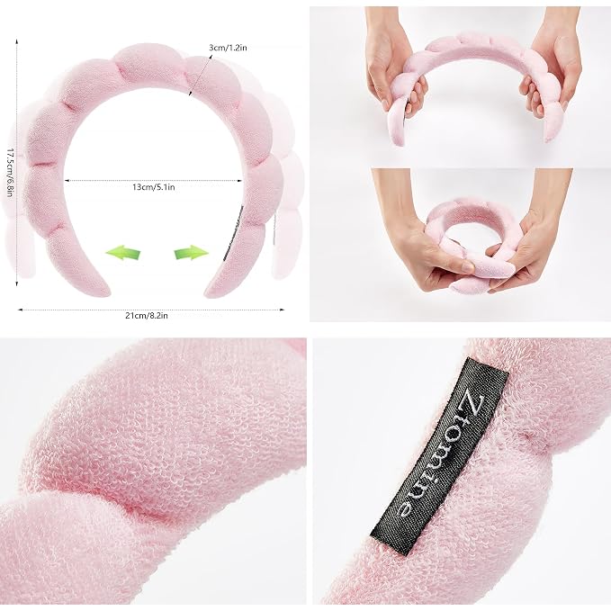 Spa Facial Headbands Combo Pack - Image 2