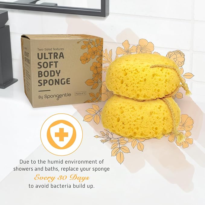 Spongentle Loofah Sponge for Shower and Bathing, Bath Sponge - Image 6