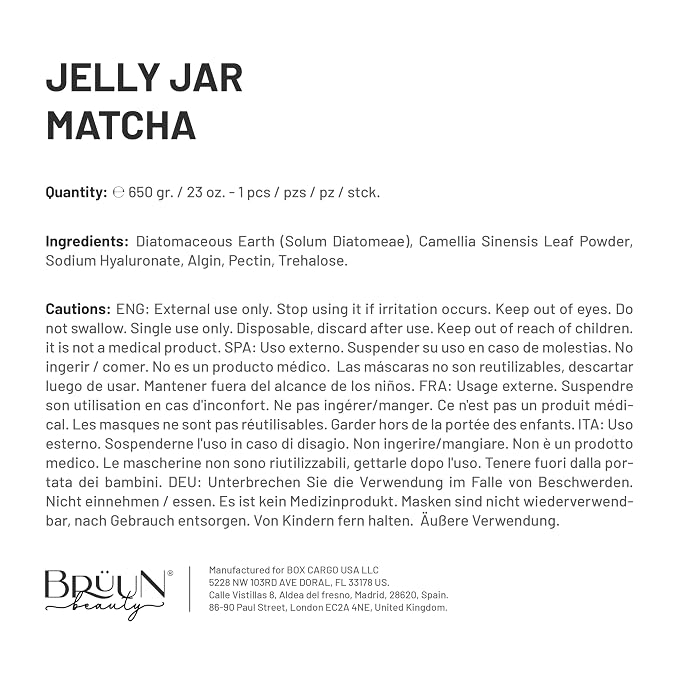 BRÜUN Peel-Off Matcha Jelly Mask - Image 7