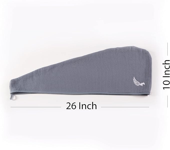 100% Turkish Cotton Hair Towel Wrap - Image 2