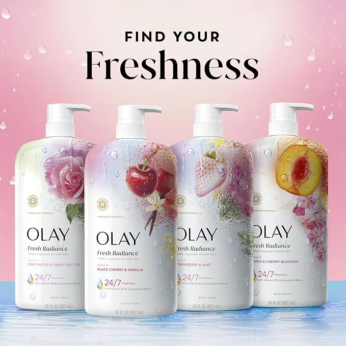 Olay Body Wash for Women, Fresh Radiance, 24/7 Skin-Loving Freshness, Visibly - Image 10