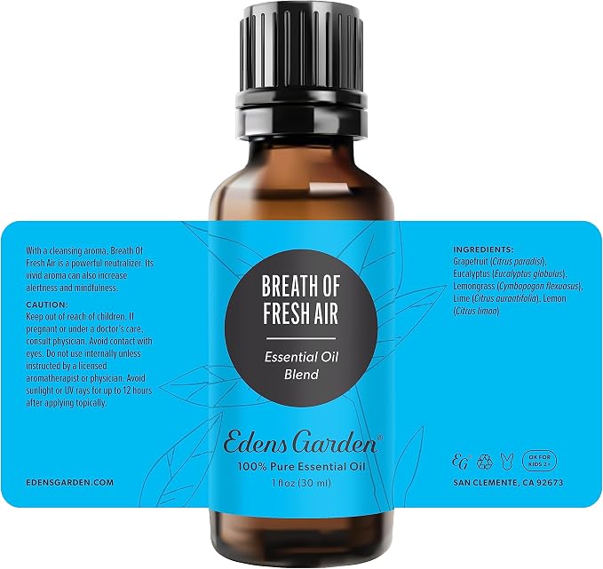 Edens Garden Breath of Fresh Air Essential Oil Blend- 100% Pure Premium Grade - Image 9