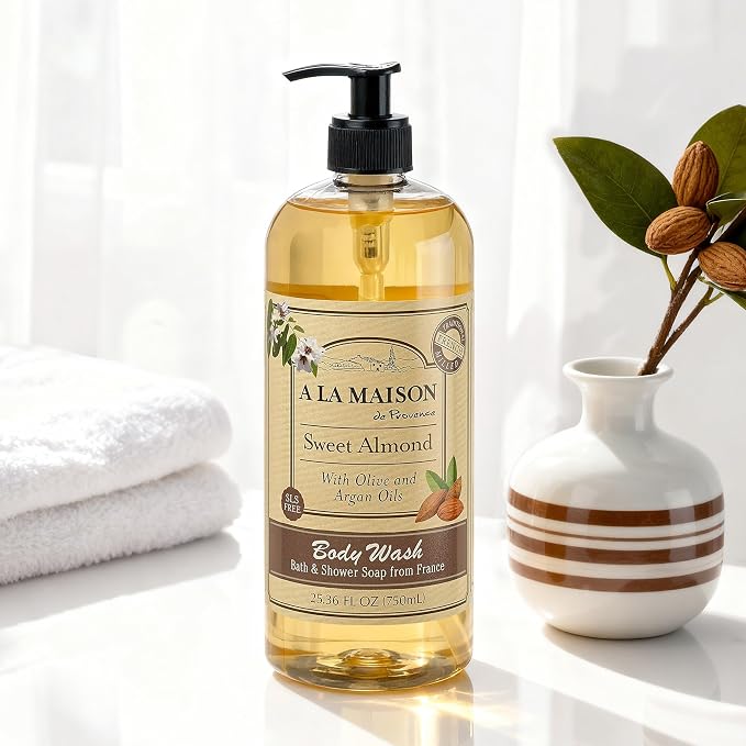 A LA MAISON French Hydrating Liquid Body Wash, Sweet Almond - Image 3