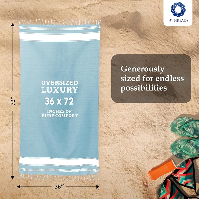 Cotton Turkish Beach Towel - Image 6