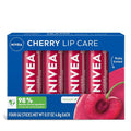 NIVEA Cherry Lip Care, Ruby Tinted Lip Balm Pack by Nivea