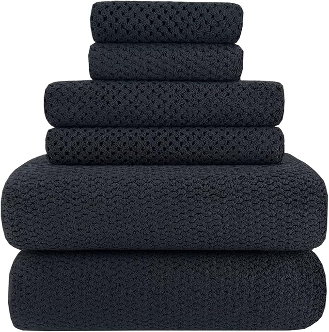 YTYC 29x59 Inch Bath Towels Set of 6 Large, Super Soft Absorbent Lint Free - Image 7