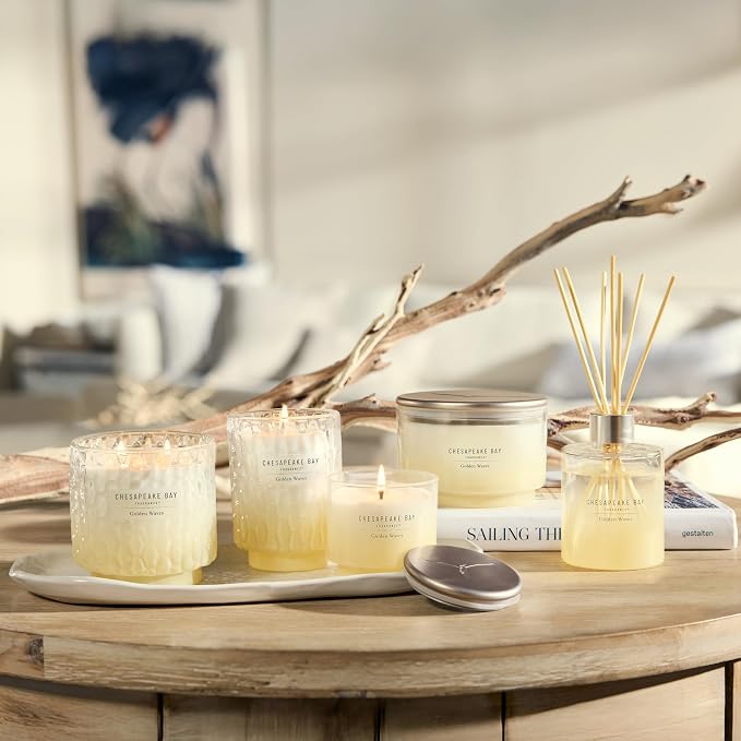 Chesapeake Bay, 11oz Golden Waves Scented Candle, Mood Evoking Fragrance - Image 9
