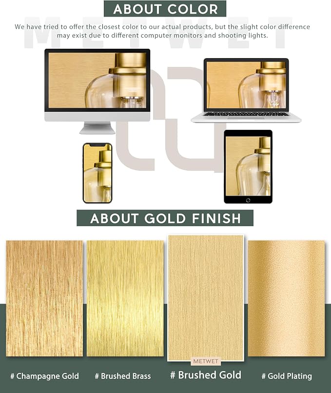 Bathroom Light Fixtures, 4-Light Modern Vanity Light - Image 8