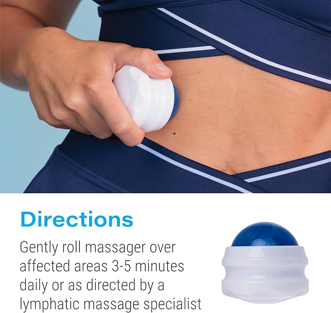 Bruizex Lymphatic Drainage Massager, Massage Roller Ball, Fibro Body Roller - Image 5