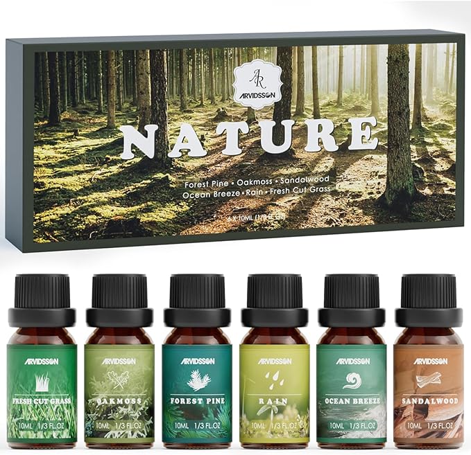 Nature Essential Oils Set, ARVIDSSON Natural Fragrance Oils by ARVIDSSON