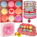 Bath Bombs for Kids with Surprise Inside, 9 Heart Imprint Kids Bath Bombs for by Unknown