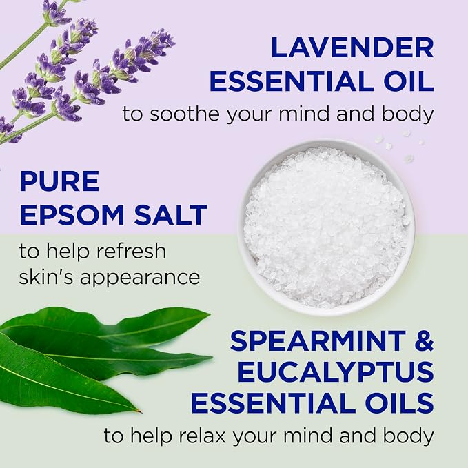 Dr Teal's Foaming Bath with Pure Epsom Salt, Lavender & Eucalyptus, 34 fl oz - Image 3