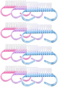 12-Pack Handle Grip Nail Brush, Fingernail Scrub Cleaning Brushes by YOFAN