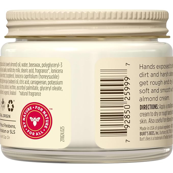Burt's Bees Almond & Milk Hand Cream, 2 Oz - Image 8