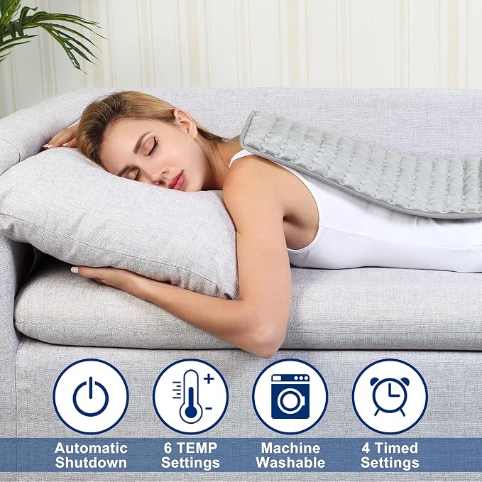 24"x20" Electric Heating pad for Back Neck Shoulder Knee Arms Legs- Electric - Image 3