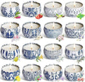 YOROXRG Scented Candles Gifts Set 16 Pack Soy Wax Travel Tin Jar Candles by YOROXRG