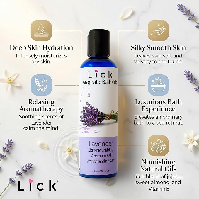 Lick Lavender Aromatic Bath Oil - Image 4