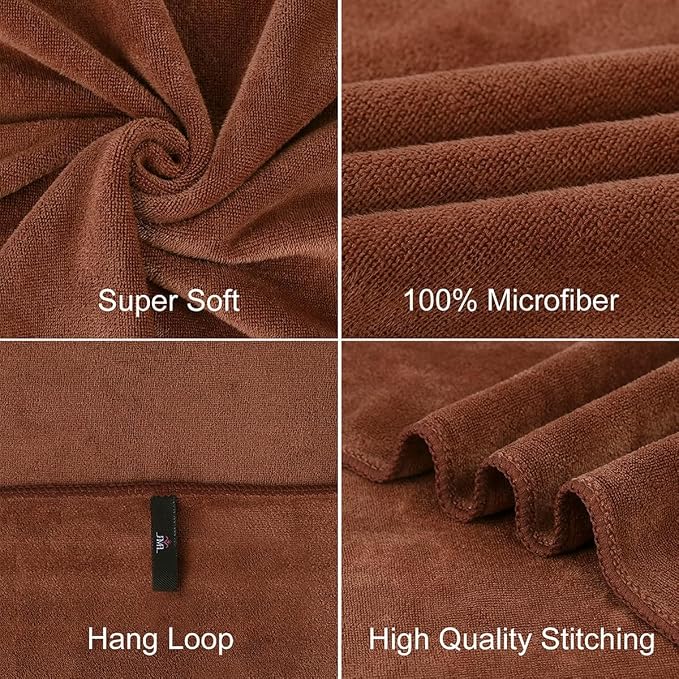 JML Microfiber Bath Towels, Bath Towel Set - Image 4