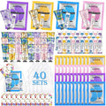 120 Pcs Spa Party Favors Set of Under Eye Patches, Bulk Hand Creams and Lip by KONEUK