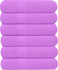 KAHAF COLLECTION 6 Pack Bath Towels Set 100% Ring Spun Cotton, Lightweight by KAHAF+COLLECTION