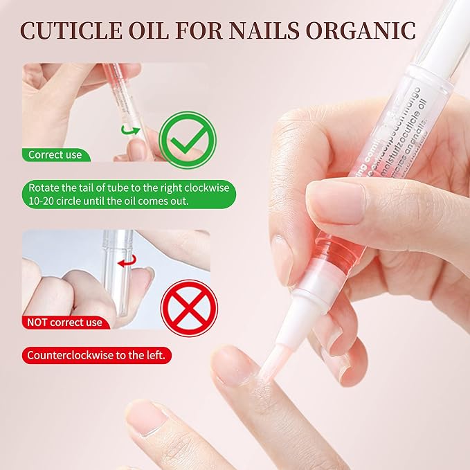 6Pcs Nail Cuticle Oils Nail Nutrition Oil Pen Nail Nourishment Pens 6 Smell - Image 6