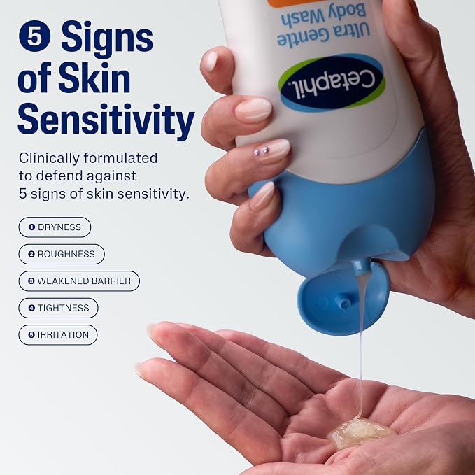 Cetaphil Ultra Gentle Refreshing Body Wash, - Image 9