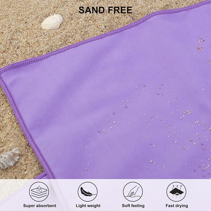 Rainleaf Microfiber Towel Perfect Travel & Gym & Camping Towel. Quick Dry - Image 5