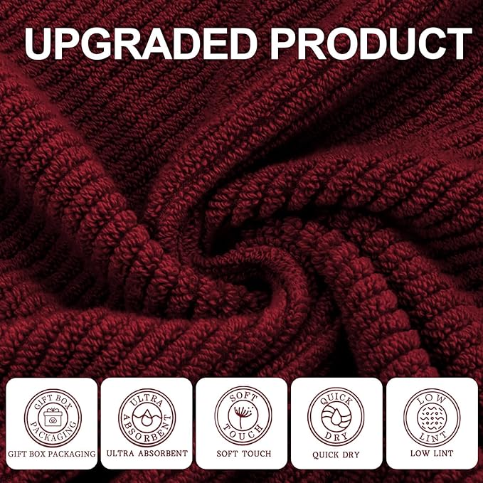 VOOVA & MOVAS 3 Piece Towel Set - Image 2
