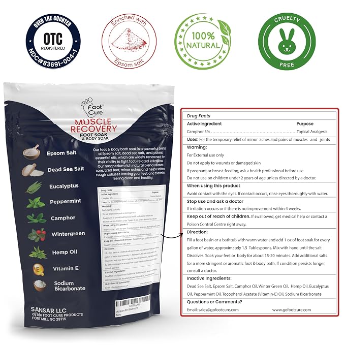 FOOT CURE Muscle Care Foot Soak - Image 2