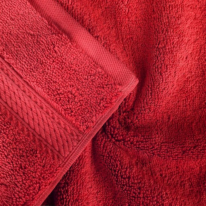 SUPERIOR Egyptian Cotton Pile 8 Piece Towel Set, Includes 2 Bath, 2 Hand - Image 5
