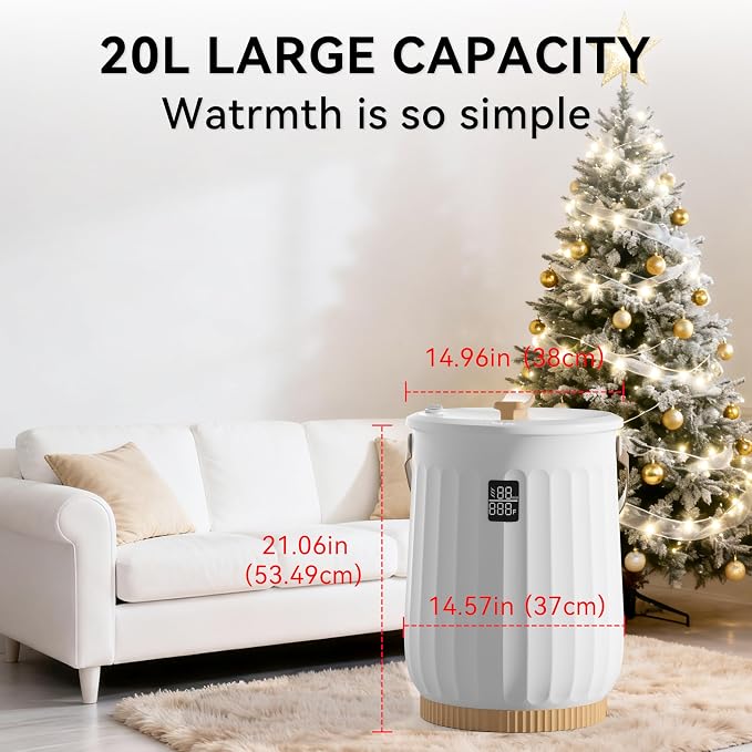 Large Towel Warmer for Bathroom, Luxury Heated Towel Warmer Bucket for SPA - Image 2