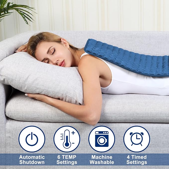 Electric Heating pad for Back Neck Shoulder Knee Arms Legs- Electric Heat Pads - Image 3