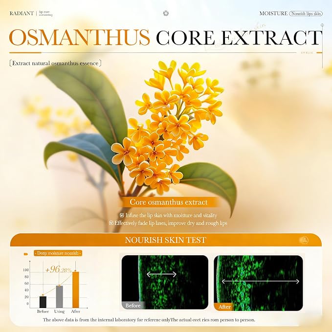 AKARY 5Pcs Osmanthus Nourish and Tender Lip Mask, Hydration Fragrance + - Image 3