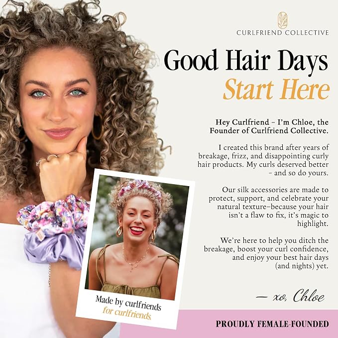 Curlfriend Collective Cotton Cloud T-Shirt Hair Towel Duo – Lilac Locks Hair - Image 8